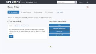 Specops Secure Service Desk overview