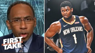 FIRST TAKE | Zion is stealing money! - Stephen A. Smith react to Zion Williamson's 1-game suspension