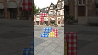 Cloth tetris #animation #simulation #tetris #simple