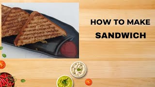 Sandwich for kids only 5 minutes recipe ||  फक्त ५ मिनिटात बनवा कुरकुरीत sandwich😋 ||