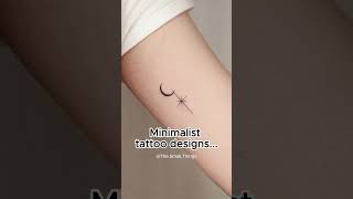 Minimalist Tattoo Designs You'll Want to Get Right Now #tattoodesigns #tattooideas #shorts #viral