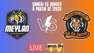 MATCH 18F1 (3EME JOURNEE): MEYLAN HB / AIX EN SAVOIE