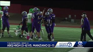 Week 11: Albuquerque High vs. Manzano