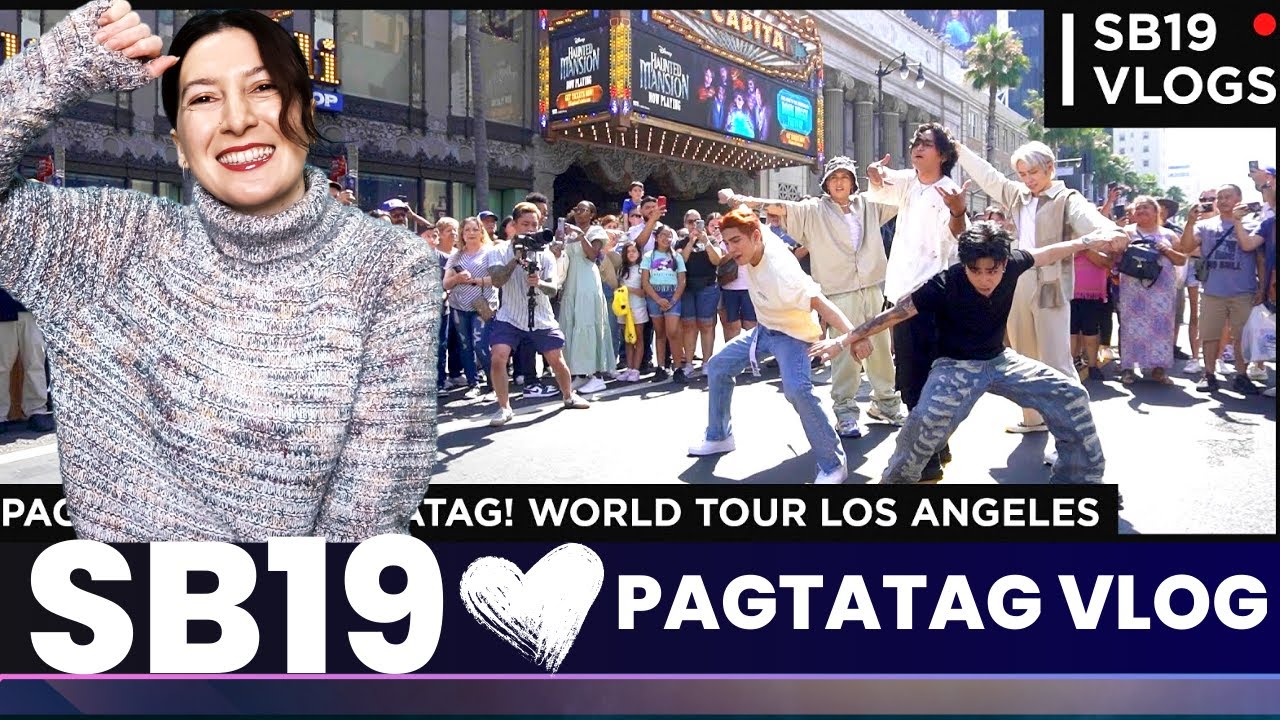 [SB19 VLOGS] PAGTATAG! World Tour Los Angeles | Ninia Reaction ...