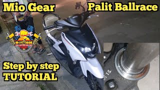 Mio Gear Palit Ballrace/Ballrace Replacement.Step by step TUTORIAL.