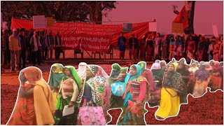 Hundreds Of Adivasi Activists Gather To Protest Against Farm Laws