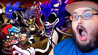 SONIC.EXE UPDATE 2.0 & PHASE 3 SONIC IS INSANE!!! | Friday Night Funkin' (Amazing mod!) REACTION!!!