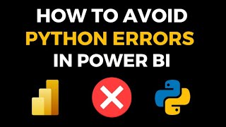 How To Avoid Python Errors In Power Bi Python Power Bi Tutorial For ...