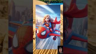 SUPERHERO  Story image 😱😱  Marvel \u0026 DC ( Spiderman and SupeGirl 31 )🔥🔥 #marvel #avengers