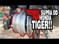 TUTORIAL CARA PENGAPLIKASIAN TROMOL SUPRA DD PNP KE HONDA TIGER DENGAN AS STANDAR TIGER!!