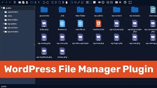 How To Use WordPress File Manager Plugin To manage files like cPanel File manger and FTP clients