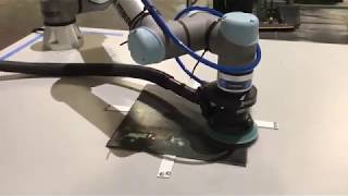 Brenner-Fiedler Collaborative Robot UR5e Sanding with Robotiq Sanding Kit