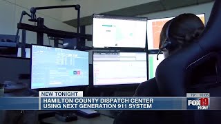 Hamilton County Dispatch Center using Next Generation 911 system