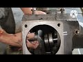 Ingersoll Rand compressor | Crankshaft bearing and oil sheel change