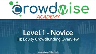 Equity Crowdfunding Overview - CrowdWise Academy (111)