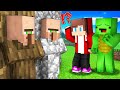 JJ And Mikey VS Hacker Villagers  HIDE And SEEK in Minecraft Maizen