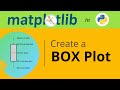 ✅ 16 Box plot in Python using Matplotlib  | Matplotlib tutorial 2021