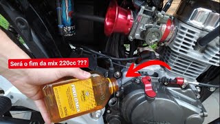 Aditivo no óleo prolonga, para reduzir o barulho do motor da mix 220cc (Motorzão abriu o bico???)