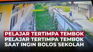 Ingin Bolos, Pelajar SMA Malah Meregang Nyawa Usai Tertimpa Tembok Sekolah | OneNews Update