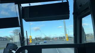 CIT ROUSSILLON BUS RIDE POV TO MONTREAL