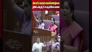 తెలుగు భాషను అవమానిస్తావా | Home Minister Anitha Serious On Ysrcp MLC | Mahaa News