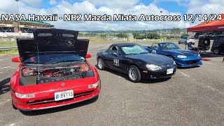 NASA/HRSA Hawaii - NB2 Mazda Miata Autocross - 12-14-2024