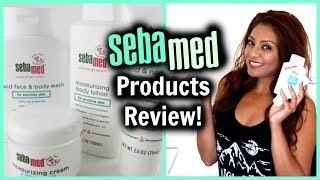 SebaMed Sensitive Skin Care Line REVIEW! │ Lotion, Shower Gel, Hand + Foot Balm \u0026 Moisturizing Cream