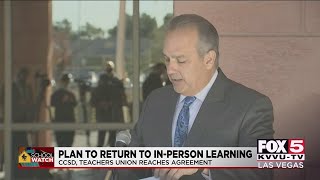 CCSD, CCEA share details of agreement for pre-K through 3rd grade in-person learning