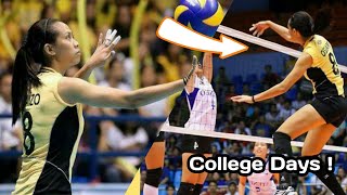 College Days ! Aiza Maizo-Pontillas Powerful Attacks Highlights