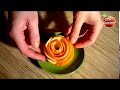 how to make a rose from orange peel diy orange rose