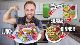 The MOST Colourful Full Day Of Eating | Tasty Vegan Meals!