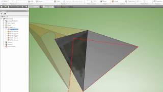 Autodesk Inventor : Sheet Metal techinque using Boundary Patch