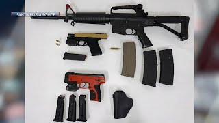 Santa Maria man arrested Monday for multiple firearm-related charges after Sunday assault call