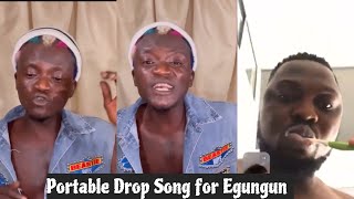 Portable Drop DISS Song “TOTO”for Egungun of Lagos after His Casted Video