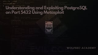 Understanding and Exploiting PostgreSQL on Port 5432 Using Metasploit