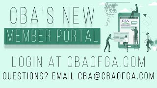 CBA of GA Member Portal Tutorial