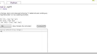 Functional-2 (noYY) Java Tutorial || codingbat.com