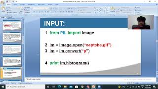 presentation on DECODING CAPTCHA USING PYTHON