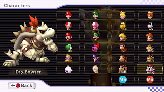 Mario Kart Wii - All Characters