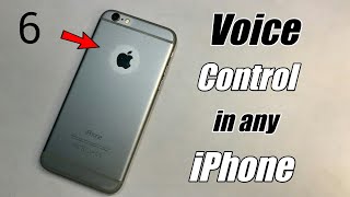 Voice Control in any iPhone 🔥🔥 How to control any iPhone with my voice iOS 14 update for iPhone 6