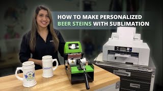 How To Make Personalized Beer Steins with Sublimation | Step-by-Step Tutorial