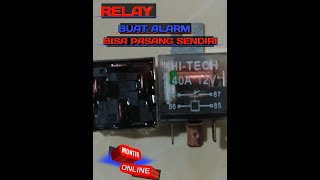 CARA PASANG RELAY STATER BUAT ALARM MOTOR NMAX#tutorial#