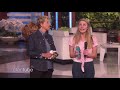 ellen welcomes back a fan with the best reaction