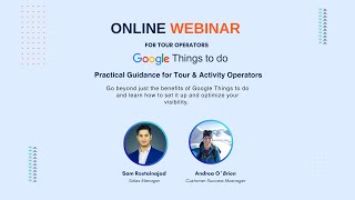Google Things to do Webinar Recording