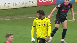 HIGHLIGHTS: Burton Albion 0 Northampton Town 1