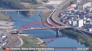 広島の風景 2014 秋 Part 17 高谷山 霧の海展望台 広島県三次市 Scenery of Hiroshima 2014 Autumn,Mt.Takatani,Miyoshi City