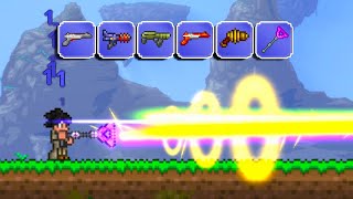 Terraria, But Every REWORKED Laser Weapon Attacks At The Same Time...