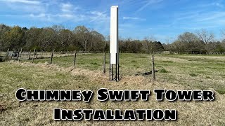 Chimney Swift Tower Installation