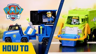 PAW Patrol Big Truck Vehicles - How to Play - Toys for Kids