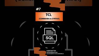 TCL Commands in SQL || COMMIT, ROLLBACK & SAVEPOINT Commands in SQL